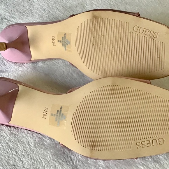 GUESS Lusie Heeled Sandal~Light Pink~Size 91/2 - Picture 10 of 10